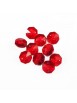10pz Ottagono Rosso Cristallo pendaglio ricambio lampadario applique strass