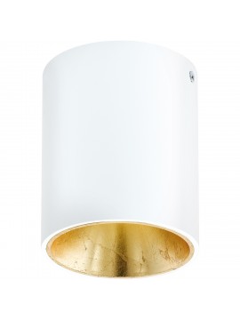 Modern white and gold LED spotlight GLO 94503 Polasso