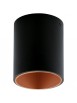 Modern LED spotlight black and copper GLO 94501 Polasso