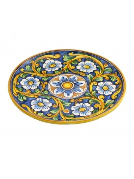 Sicilian ceramic dish art.12 dec. Baroque