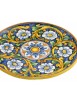 Piatto in ceramica siciliana art.12 dec. Barocco