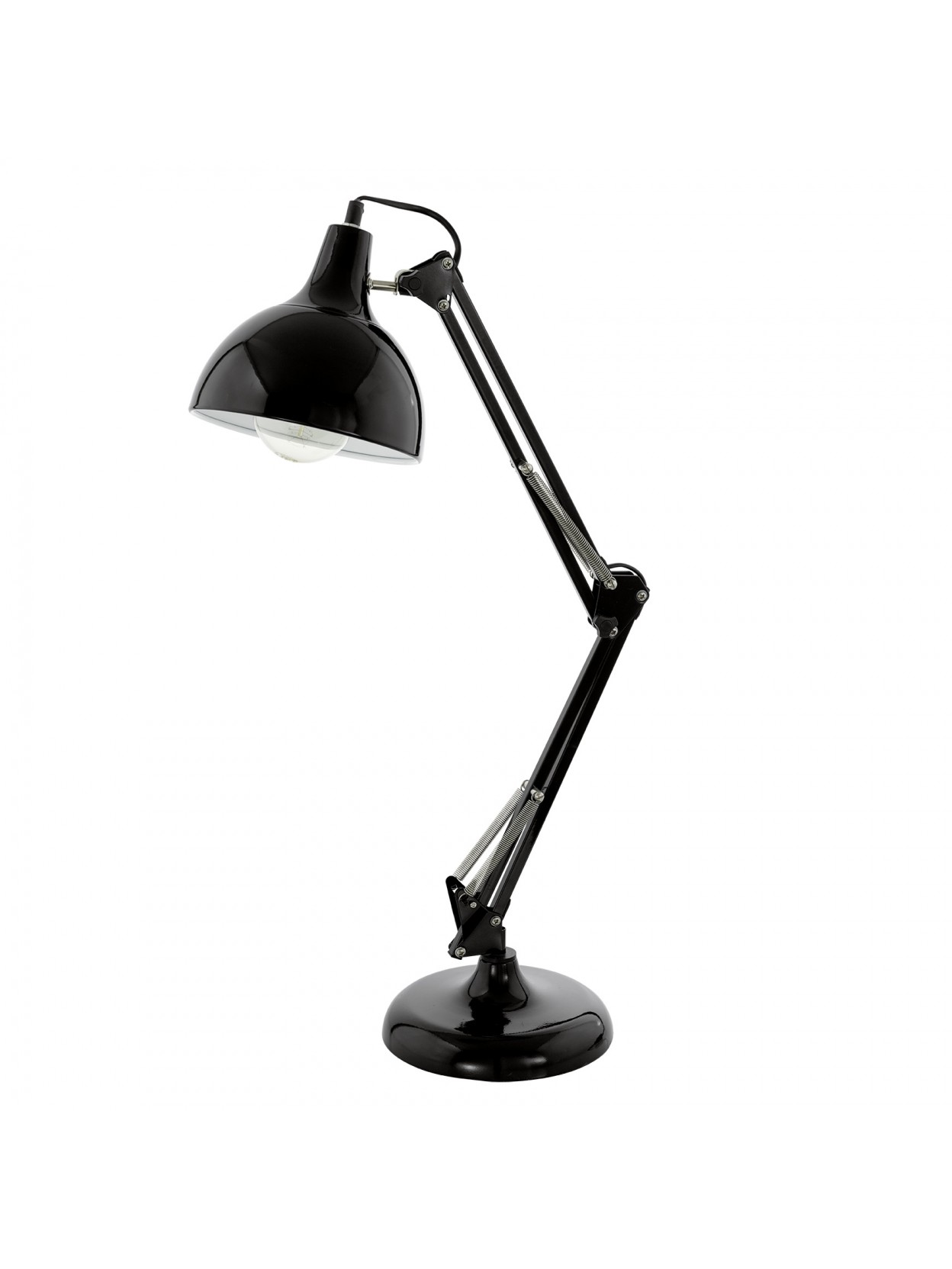 Lampada da studio moderna nera 1 luce GL1085