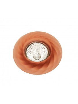 Recessed spot in pink glass 1 light GFA 061