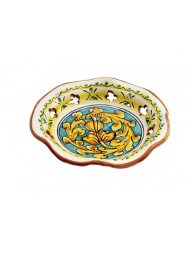 Ciotola grande in ceramica siciliana art.22 dec. Gianluca