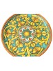 Piatto in ceramica siciliana art.12 dec. Gianluca