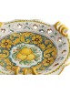 Centrotavola grande in ceramica siciliana art.6 dec. Limoni