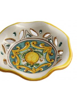 Small Sicilian ceramic bowl art.23 dec. lemons