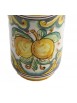 Portabicchieri piccolo in ceramica siciliana art.18 dec. Limoni