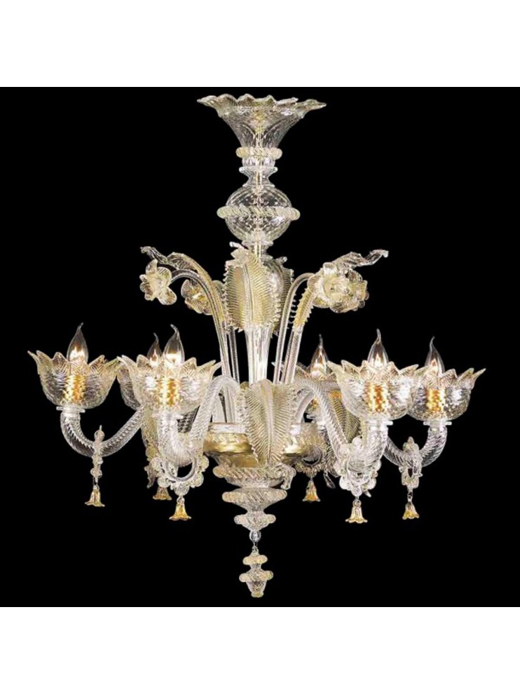 Murano chandelier of Venice 5 lights 7467/5