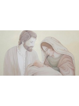 Capezzale quadro moderno sacra famiglia 7553-60