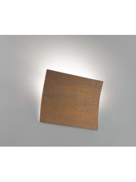 Applique moderno ceramica corten 1 luce coll. 2304.390