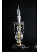 Lumetto in cristallo oro classico 1 luce Design Swarovsky brillante