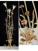 Classic floor lamp in wrought iron ivory-gold 3 lights LT 119/3