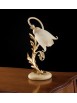 Table lamp light wrought iron ivory-gold art. LP120