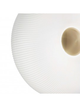 Classic ceiling lamp in white glass 2 lights ideal-lux design Arizona pl2