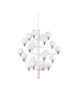 Modern minimal minimal-ideal design chandelier Copernicus sp20 white