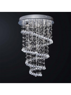 Modern ceiling light with crystal waterfall swarovsky design 7 lights BGA 3098-50
