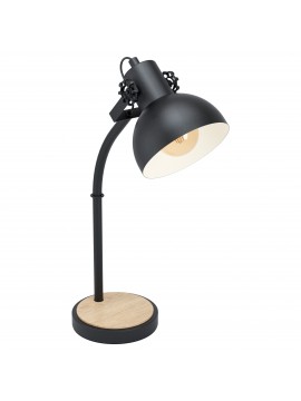 Lampada vintage moderna nera 1 luce GLO 43165 Lubenham