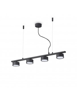 Modern black led chandelier Minor linear sp4