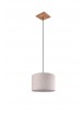 Modern 1 light trio fabric chandelier 302100130 Elmau