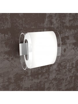 Wall light 1 light white with glass tpl1132-ap
