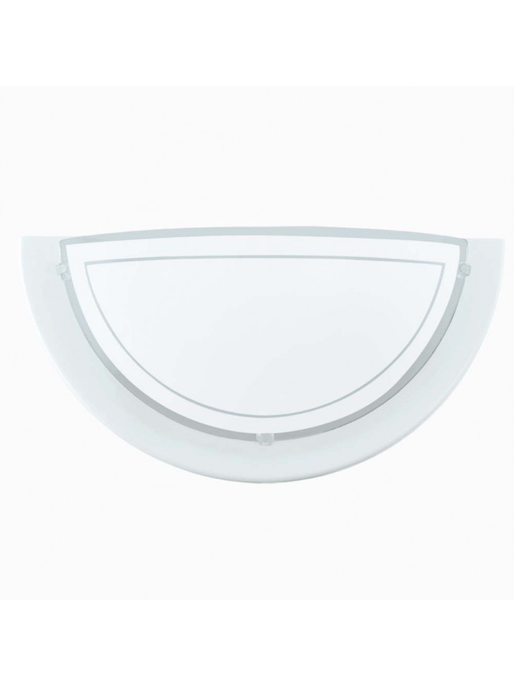 Classic white glass wall light GLO 83154 Planet 1