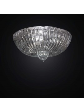 Classic ceiling lamp in transparent crystal with 3 lights BGA 2401/pl40