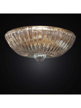 Classic ceiling lamp in transparent crystal with 4 lights BGA 2401/pl50