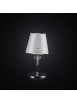 Modern design crystal and fusion glass table lamp with 1 light BGA 2370/Lp