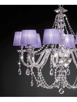 Luxury wisteria crystal chandelier with 8 lights luxury m043 swarovski