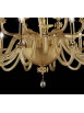 Classic chandelier in gold crystal with 18 lights luxury m091 swarovsky