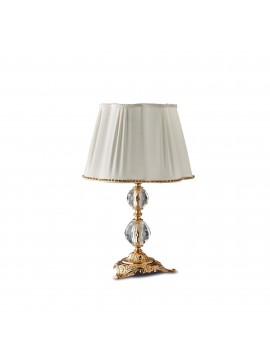 Classic brass and crystal table lamp 1 light luxury lgt 037 swarovsky design
