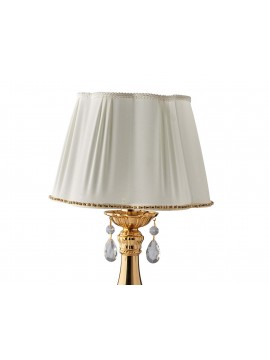 Classic brass and crystal table lamp 1 light luxury lgt 039 swarovsky design