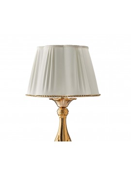 Classic gold brass table lamp with 1 luxury lgt 041 light