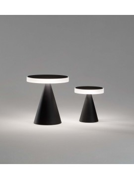 Lumetto lampada da tavolo moderna nera design led per camera soggiorno FB-0177