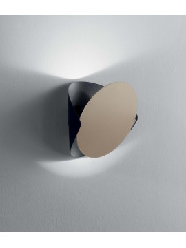 Applique da parete design moderno a led nero-oro per soggiorno FB-0196