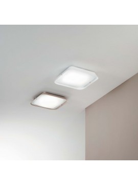 Plafoniera a led design moderno bianco per soggiorno camera FB-0203