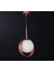 Minimal modern suspension chandelier with glass sphere with 1 light BGA 3454-s1