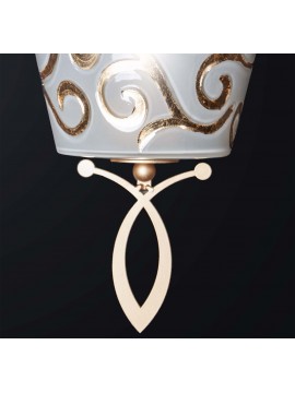 Classic gold wall light with Murano glass with 1 light BGA 3458-a1