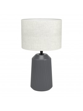 Lume grande Lampada da tavolo moderna design grigio 1 luce GL1764