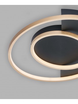 Modern design black and gold luxury LGT 107 LED ceiling light