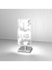 Modern table lamp 1 light silver leaf tpl 1087-pfa