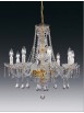 Lampadario in cristallo classico 8 luci oro Voltolina Valencia