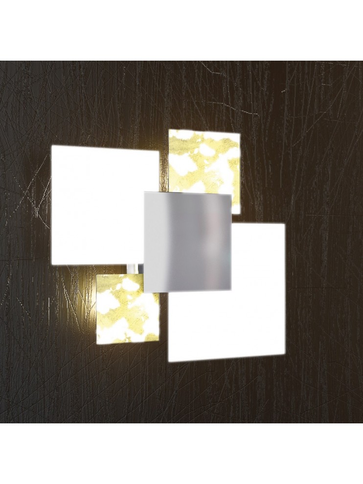 Modern ceiling lamp gold leaf 4 lights tpl 1088-pl45fo