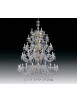 60 lights classic crystal chandelier with Voltolina Erika pendants