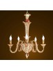 Classic wooden chandelier 6 lights BGA 1634
