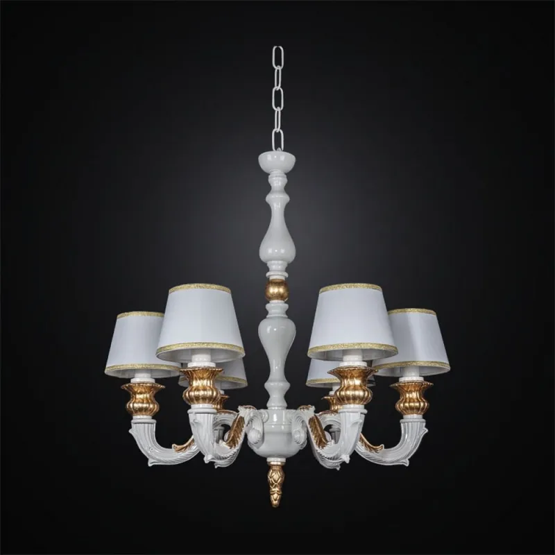 Lampadario contemporaneo in ferro battuto 6 luci BGA 2681/6